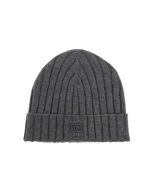 Dolce & Gabbana Gray Cashmere Hat
