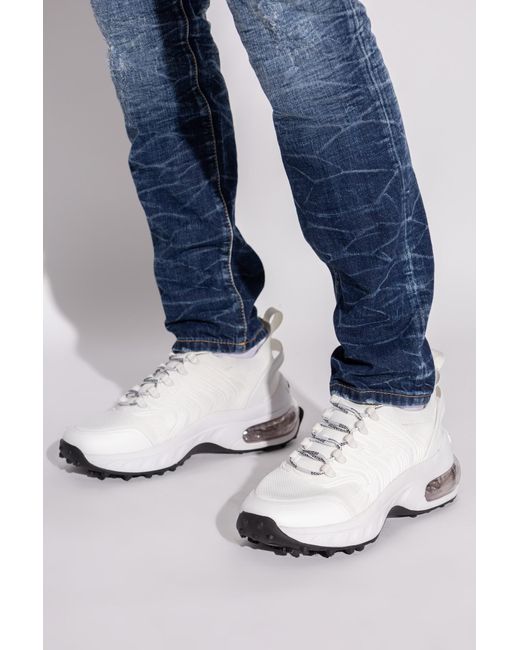 DSquared² Blue Sports Shoes "Bubble" for men