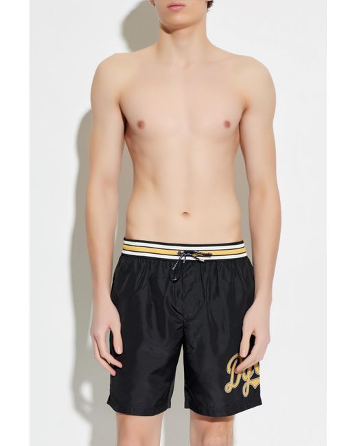 Dolce & Gabbana Blue Swim Shorts for men