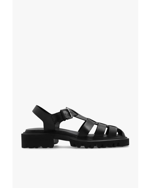 AllSaints Black 'nessie' Sandals