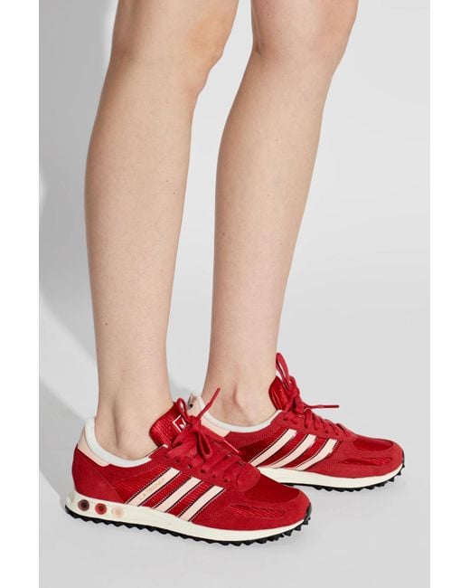 Adidas Originals Red 'La Traiber Og' Sports Shoes