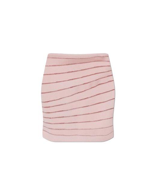 Balmain Pink Short Skirt