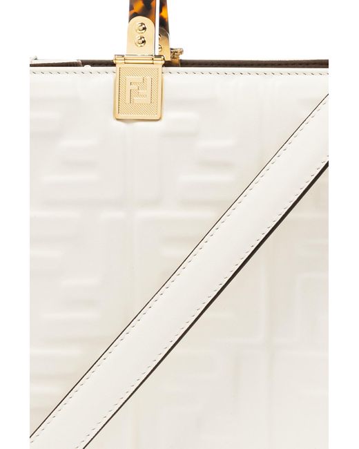 Fendi 'sunshine Small' Shoulder Bag in White