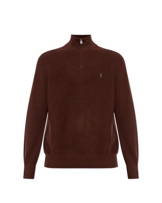 AllSaints Brown Sweater 'Aspen' for men