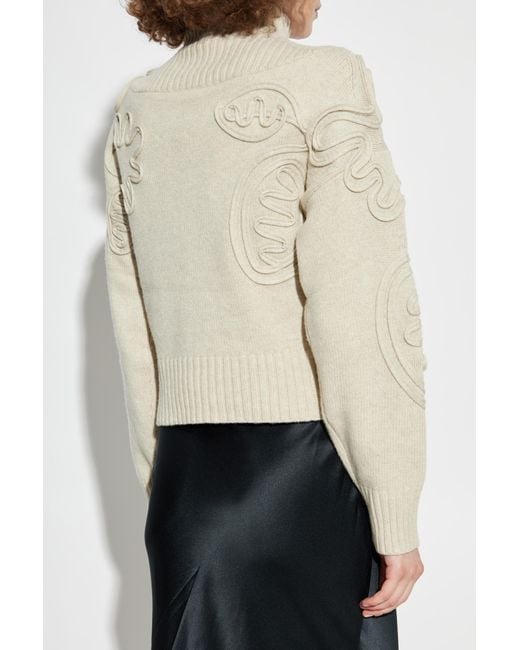 Cult Gaia Natural Turtleneck 'Deva'