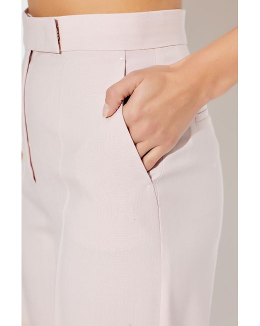 Max Mara White 'Girone' Trousers