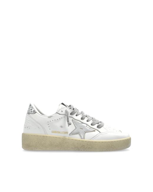 Golden Goose Deluxe Brand White Sneakers 'Ballstar 2'