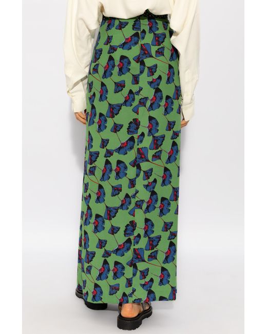 Diane von Furstenberg Green 'latrice' Skirt,
