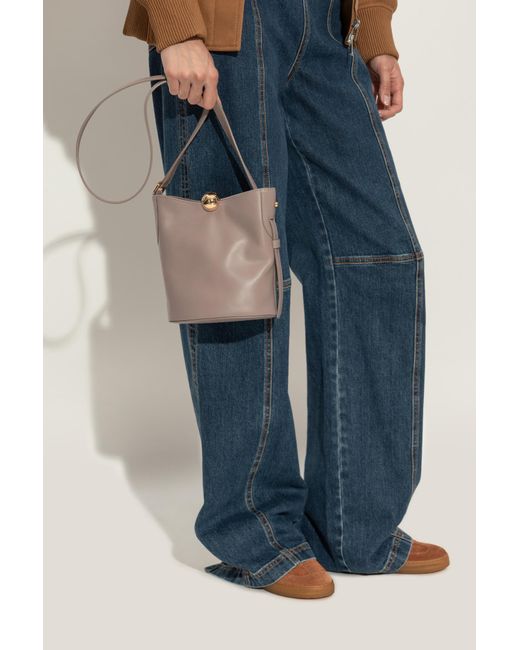 Furla Brown Shoulder Bag "Sfera Soft Mini"
