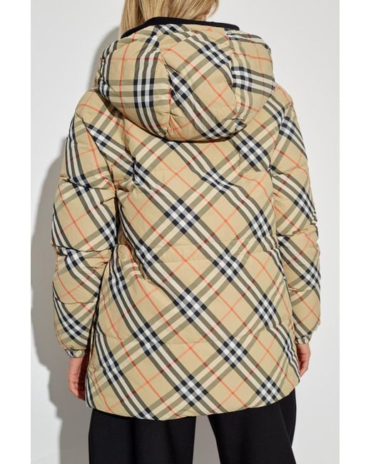 Burberry Metallic Reversible Jacket With Check Pattern