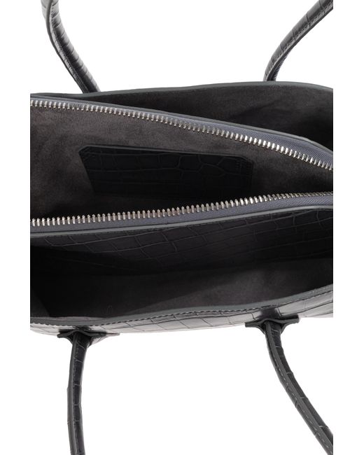 The Attico Black Handbag 'La Passeggiata Small'