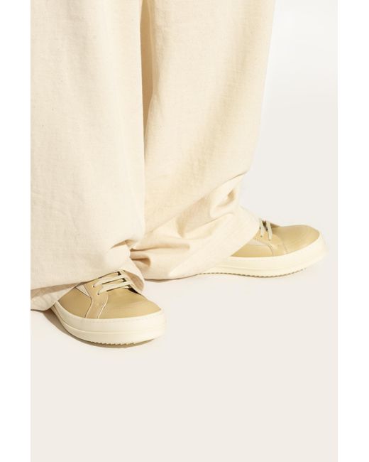 Rick Owens Natural Sports Shoes Vintage Sneaks