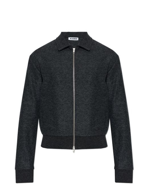 Jil Sander Black Jacket With Collar for men