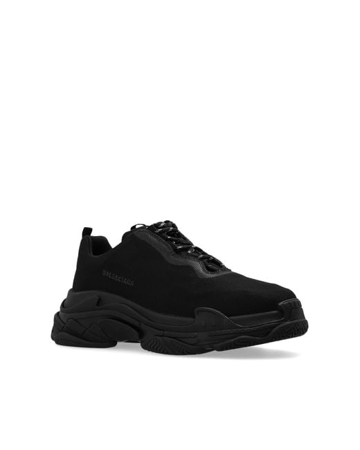 Balenciaga Black ‘Triple S’ Sneakers for men