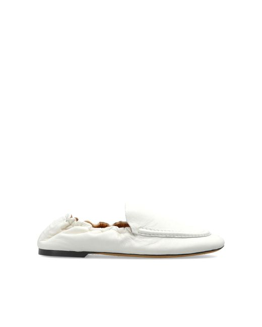 Odissi Black Leather 'Loafers' Shoes