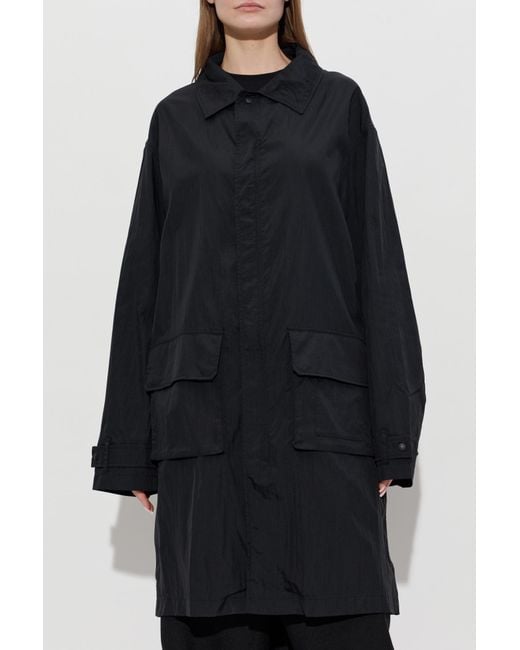Y-3 Blue Jacket With Pockets