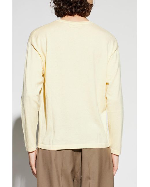 Lisa Yang Natural Sweater "Theodore" for men