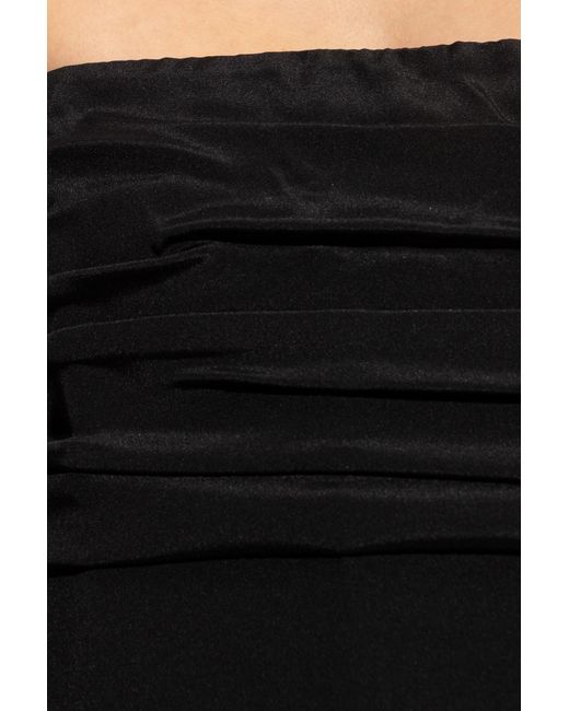 The Mannei Black 'rovaniemi' Silk Dress,