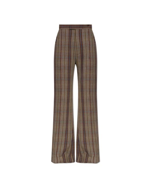 Vivienne Westwood Brown Wide-Leg Trousers