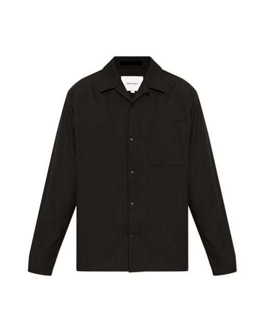 Norse Projects Black ‘Carsten’ Shirt for men