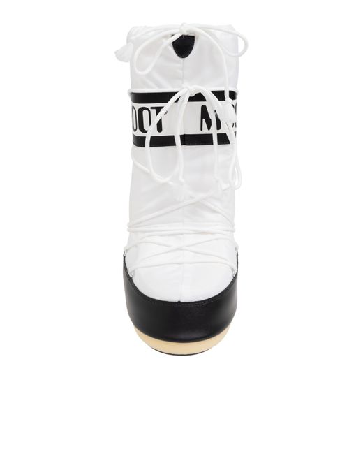 Moon Boot White Snow Boots Icon Nylon