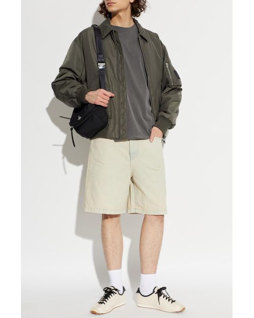 Golden Goose Deluxe Brand White Denim Shorts for men