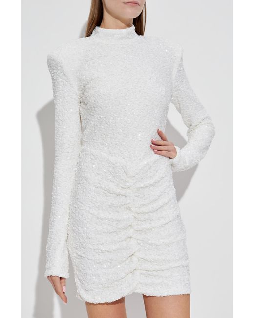 rotate white sequin dress ROTATE BIRGER CHRISTENSEN sequin-embellished Midi Dress | White