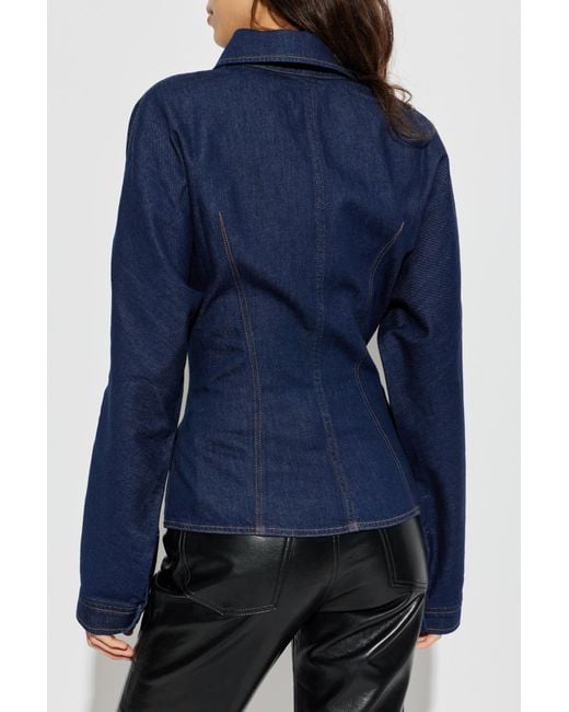 Agolde Blue "Devon" Shirt
