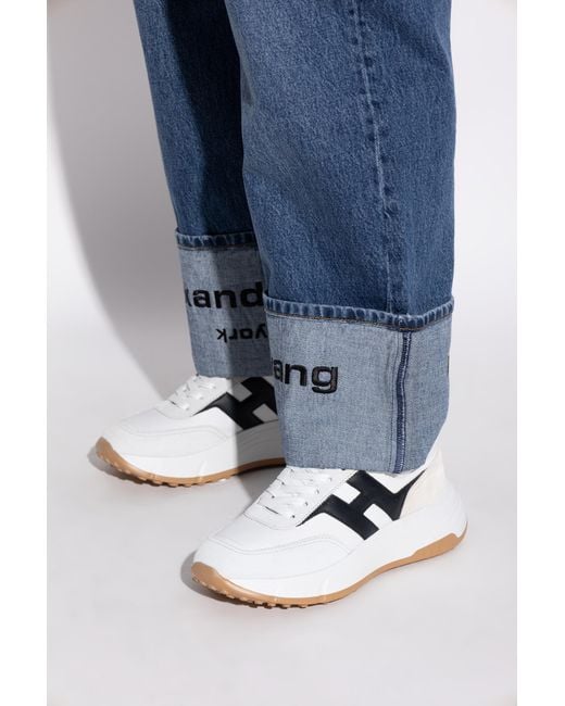 Hogan White Sports Shoes Hi-Fi'