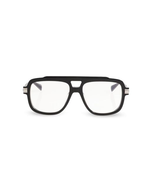Balmain Black 'Francoise Iii' Corrective Glasses