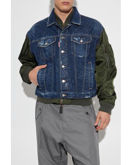 DSquared² Blue Denim Jacket for men