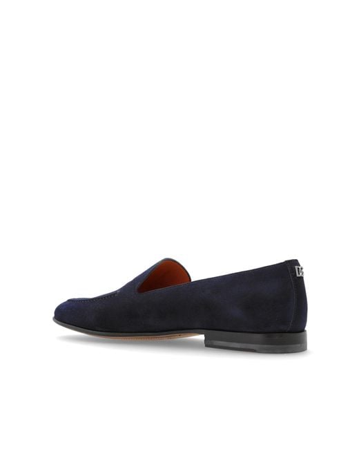 Dolce & Gabbana Blue Suede Shoes 'Split' for men