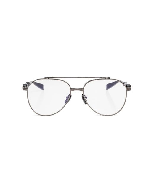 Balmain Metallic "Brigade -Vii" Corrective Eyeglasses