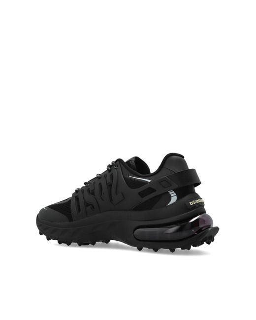 DSquared² Black 'Bubble' Sports Shoes