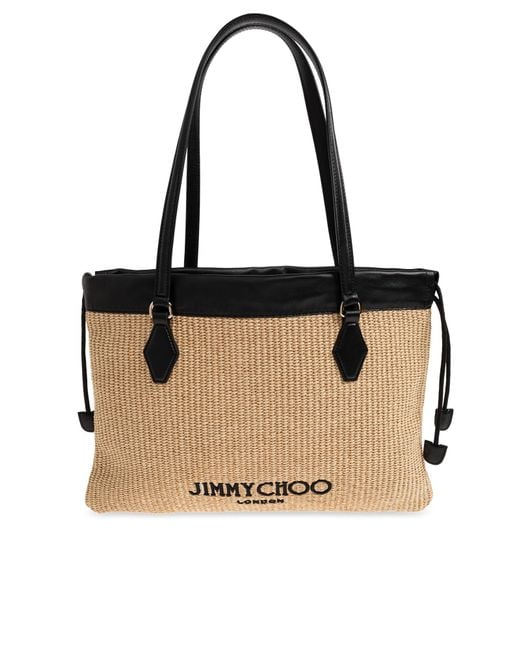 Jimmy Choo Black 'Drawstring' Bag
