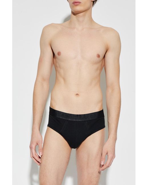 AllSaints Black 3-Pack Of Briefs for men