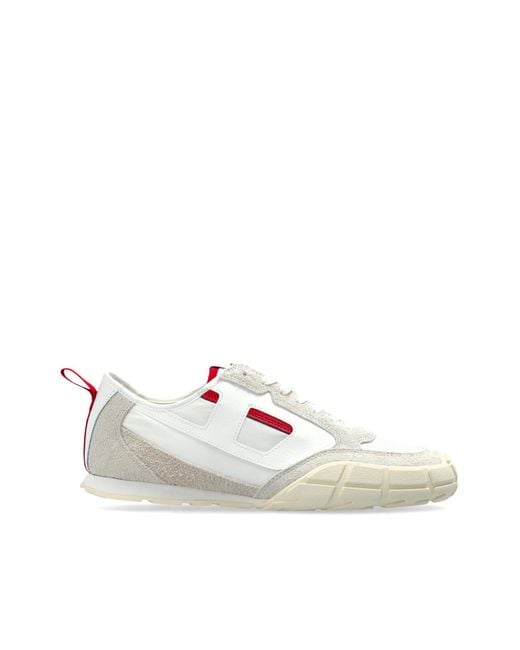 DIESEL White 'S-Pagodha Low' Sports Shoes for men