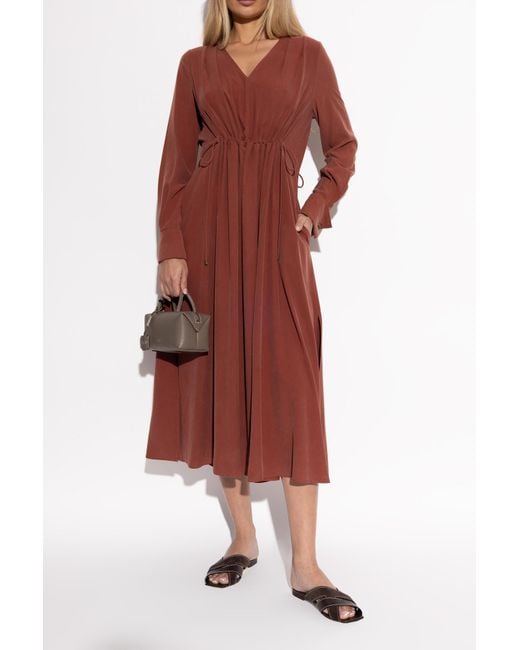 Tod's Brown Leather Slides