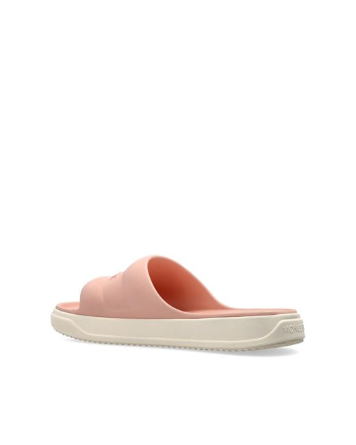 Moncler Pink 'Altive' Slides