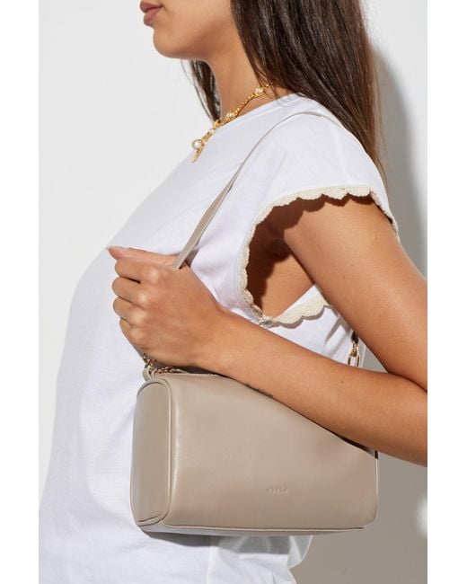 Furla White Talia Bag