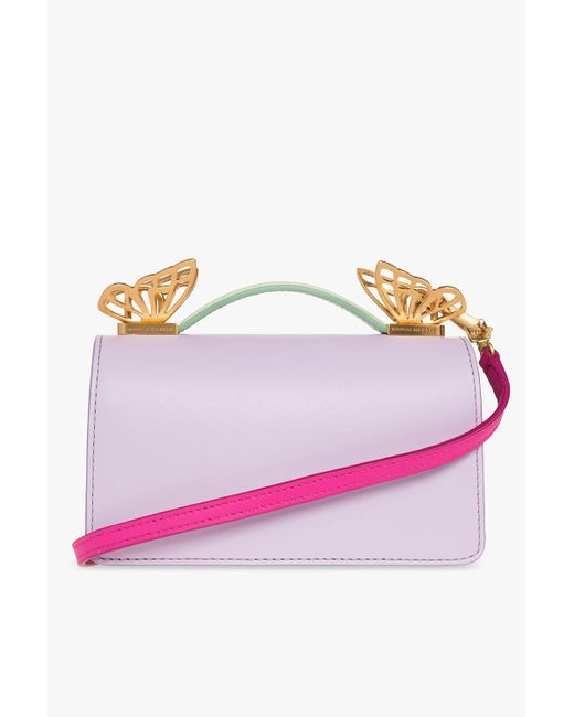 Sophia Webster Pink 'mariposa Mini' Shoulder Bag