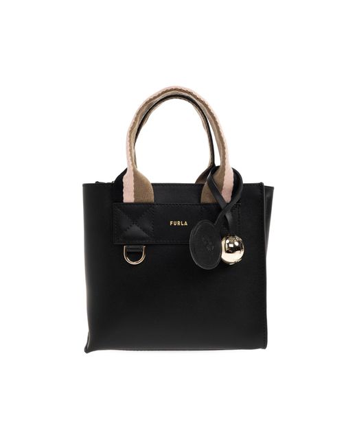 Furla Black Divide Mini Bag