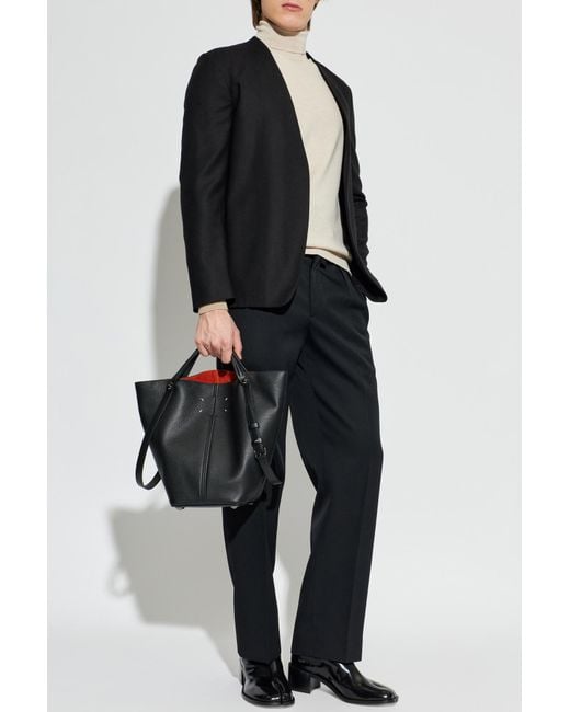 Maison Margiela Black Wool Turtleneck for men