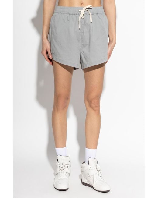 Rethinkit Studios Gray Shorts With Logo Patch
