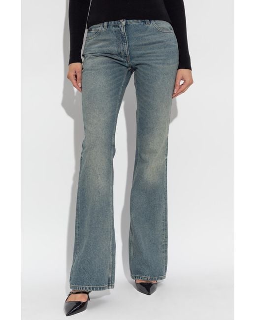 Courreges Blue Jeans With Pockets