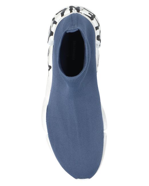 Balenciaga Blue 'speed 2.0' Sneakers, for men