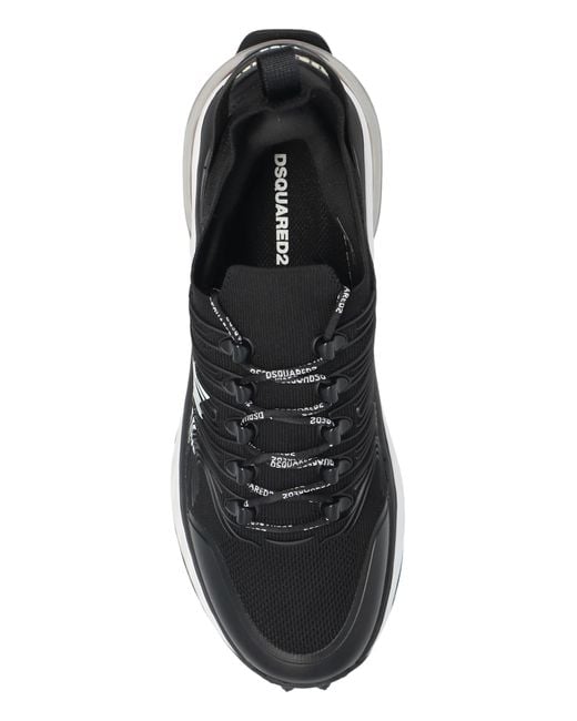 DSquared² Black 'Bubble' Sports Shoes for men