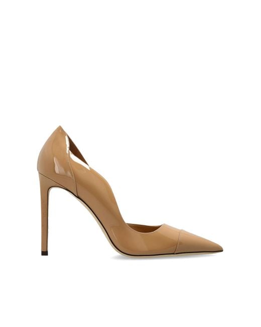 Jimmy Choo White Heeled Shoes 'Brigitte'