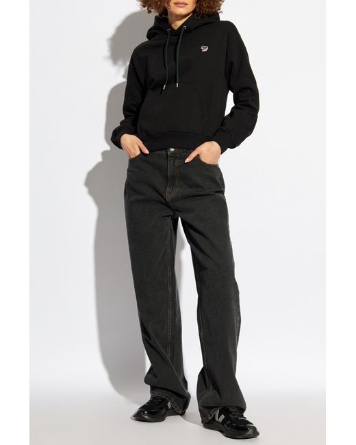 PS by Paul Smith Black Sweatshirt With Logo,