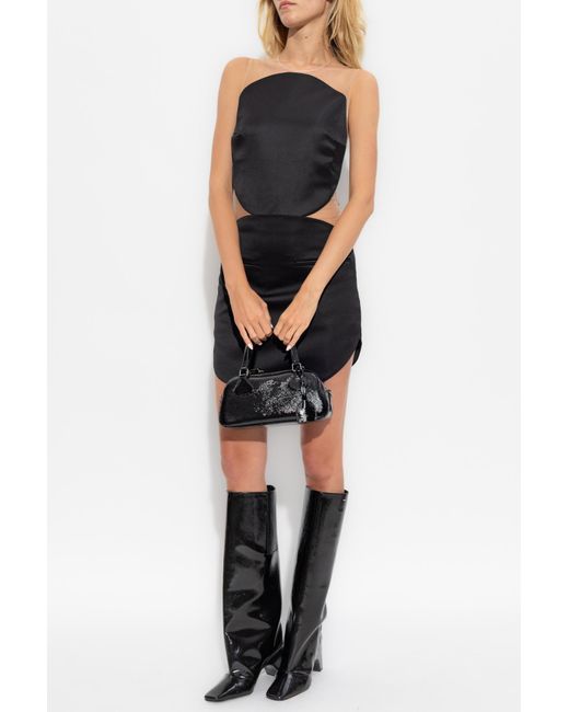 Courreges Black Skirt With Pockets